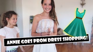 Annie Goes Prom Dress Shopping 👗 (WK 383.3) | Bratayley