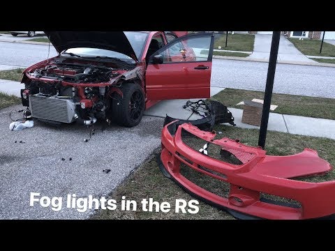 How to install Fog Lights/HID Leveler Switch in Mitsubishi Evo 8/9 RS.