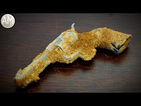 COLT SINGLE ACTION ARMY .357 MAGNUM GUN Lighter Restoration | Restoring Gun