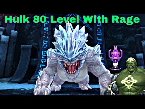 Hulk 80 Level And All Skills Upgrade With Rage ABX Guide - Marvel Future Fight