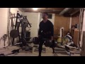 Insanely difficult 400 lb dumbbell lunge