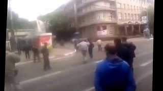 preview picture of video 'From Mariupol 09.05.14 Junta troops fired on unarmed civilians'