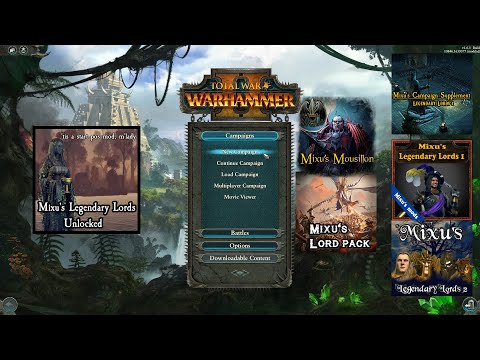 Total War : Warhammer 2: Mod Focus :  Mixu's Faction Unlocker