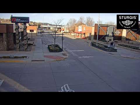 Live View from Hotel Sturgis on Main St. and Harley-Davidson Way in Sturgis SD