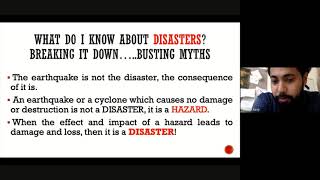 Basics of Disaster Management and Disaster Preparedness Plan by Dr. Repaul Kanji | Library | AnantU