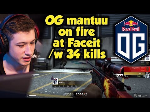 CS:GO - OG mantuu on fire at Faceit with 34 kills