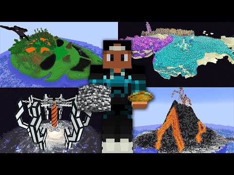 CONSTRUI DURANTE 1.000 DIAS NO MINECRAFT SURVIVAL - O FILME