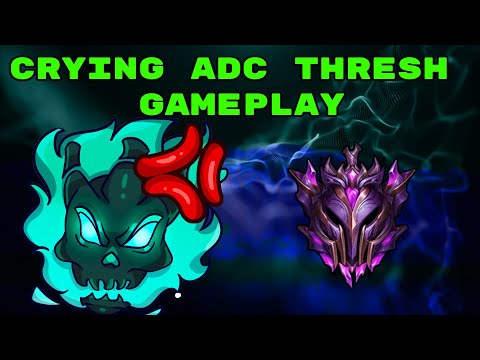 Crying ADC Thresh Gameplay vs Pantheon - League of Legends [FULL GAME]