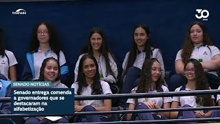 Senado entrega comenda a estados com bons resultados na alfabetização infantil