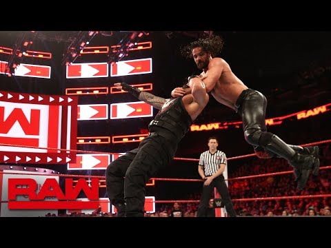 Roman Reigns vs. Seth Rollins - Seven-Man Gauntlet Match Part 1: Raw, Feb. 19, 2018