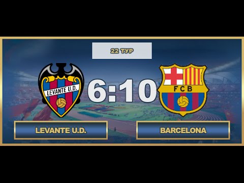 AFL. Spain. Premier League. Tour 22. Levante U.D. - Barcelona