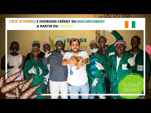 , title : '(1MIN) 🇨🇮 Côte d'Ivoire | 🟢 INNOVATION | 2 Ivoiriens créent du BIOCARBURANT⛽ à partir du MANIOC 🍠🍠🍠'