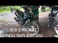 Cara Pasang Lampu Sen Pariasi Revo Absolute