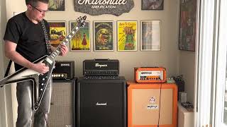 Video thumbnail for Epiphone Brent Hinds Flying V Orange OR15 by acidvoodoo1