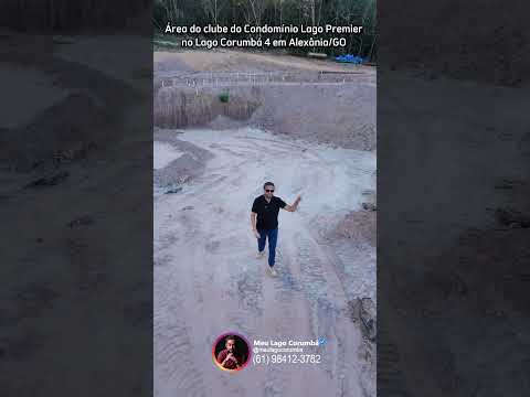 Área do clube do Condomínio Lago Premier no Lago Corumbá 4 em Alexânia/GO