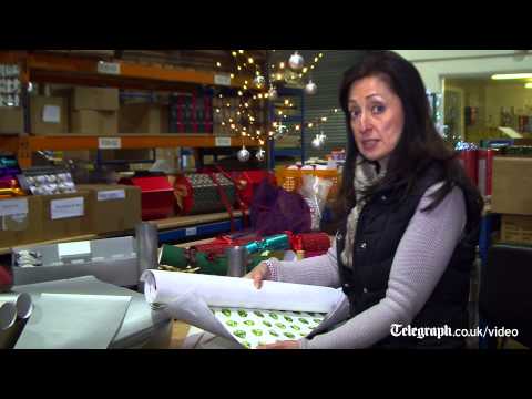 Inside a Christmas cracker making factory