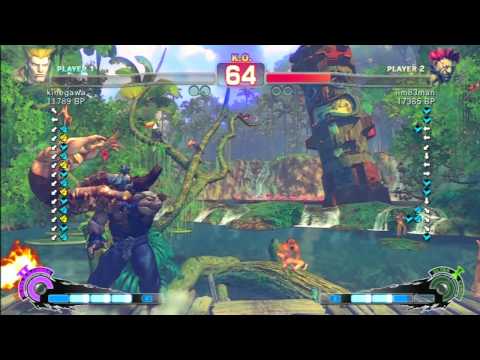 SSF4 Rank Match  kinegawa (GU)  vs  iim83man (GO)