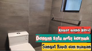 Memilih Motif Keramik Kamar Mandi Satu Warna