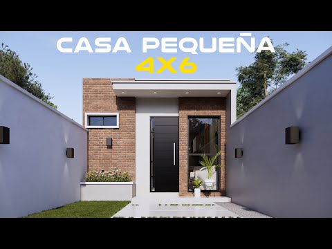 🏡 Increíble mini casa de 4x6 metros | Moderna y funcional
