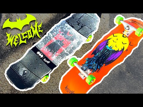 Setting up the BRAND NEW Welcome X Batman Collab Board (Cruiser Setup + Sesh)