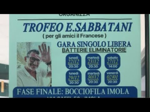 Finali Memorial Sabbatani E. UISP Bocciofila Imola