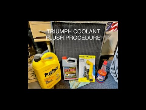 Triumph Coolant Clean & Flush Procedure @DIYHelp