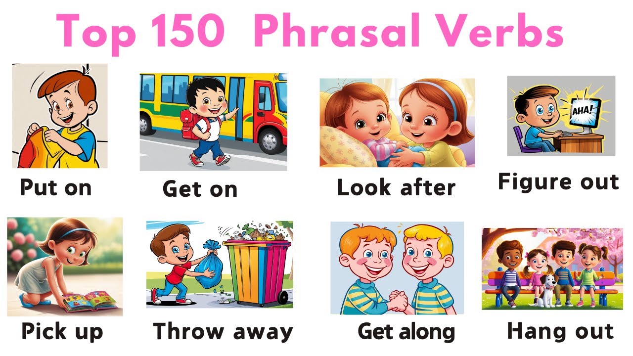 150 Phrasal Verbs | Phrasal Verbs with Sentences | Phrasal Verbs Vocabulary