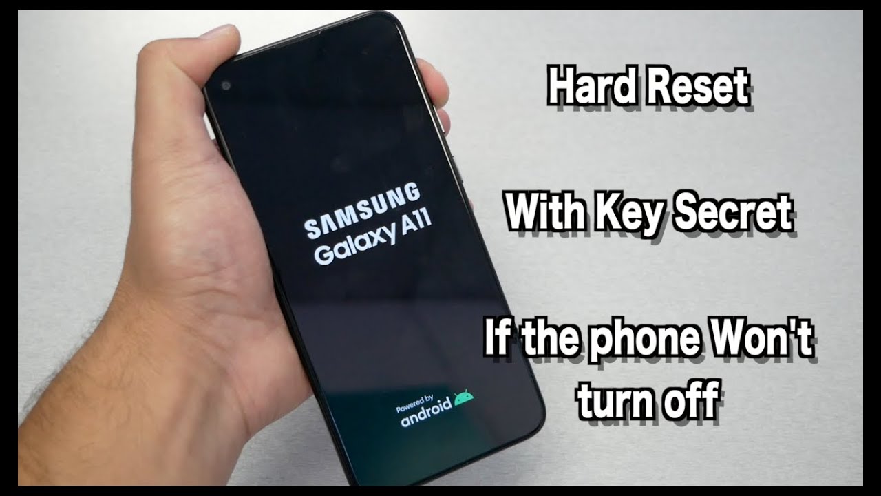 Samsung Galaxy A11 How Hard Reset Removing PIN, Password, Fingerprint pattern