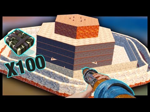 RAIDING the BIGGEST CLAN BASE on the SERVER with 100 C4!