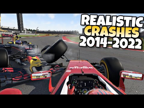 F1 REALISTIC CRASHES 2014 - 2022 #26