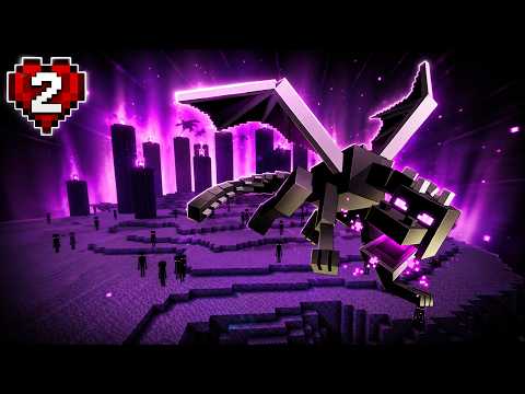 killing the ender dragon but at what cost Minecraft Hardcore #2