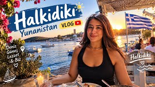 HALKİDİKİ KASSANDRA VLOG - Halkidiki beachleri ve Yunanistanda tatil 🏖️ 