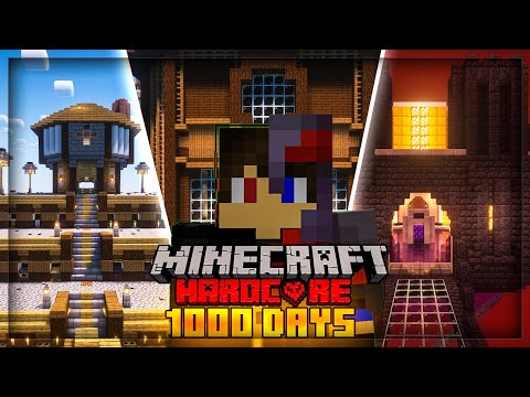 I SURVIVED 1000 DAYS IN HARDCORE SKYBLOCK [Full Movie]
