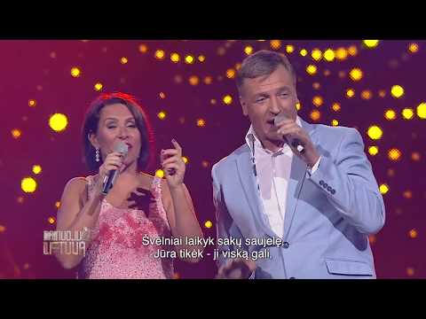 Žilvinas Žvagulis ir Irena Starošaitė - „Gintarai" (Dainuoju Lietuvą)