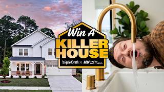 KILLER HOUSE WITH LIQUID DEATH POURING OUT OF THE FAUCETS