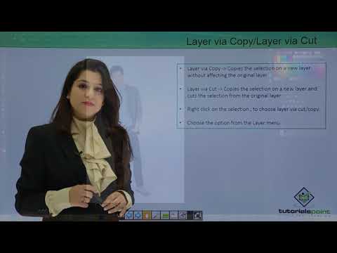Photoshop Layer via Copy Layer via Cut