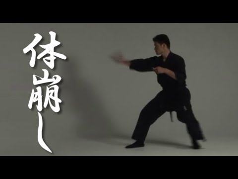 重力を利用して相手を崩す古武術