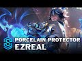 Porcelain Protector Ezreal Skin Spotlight - League of Legends