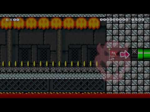 ファイアクラウンコースター　Fire Clown Coaster by ハマコー 一SUPER MARIO MAKER一 No Commentary 1AN