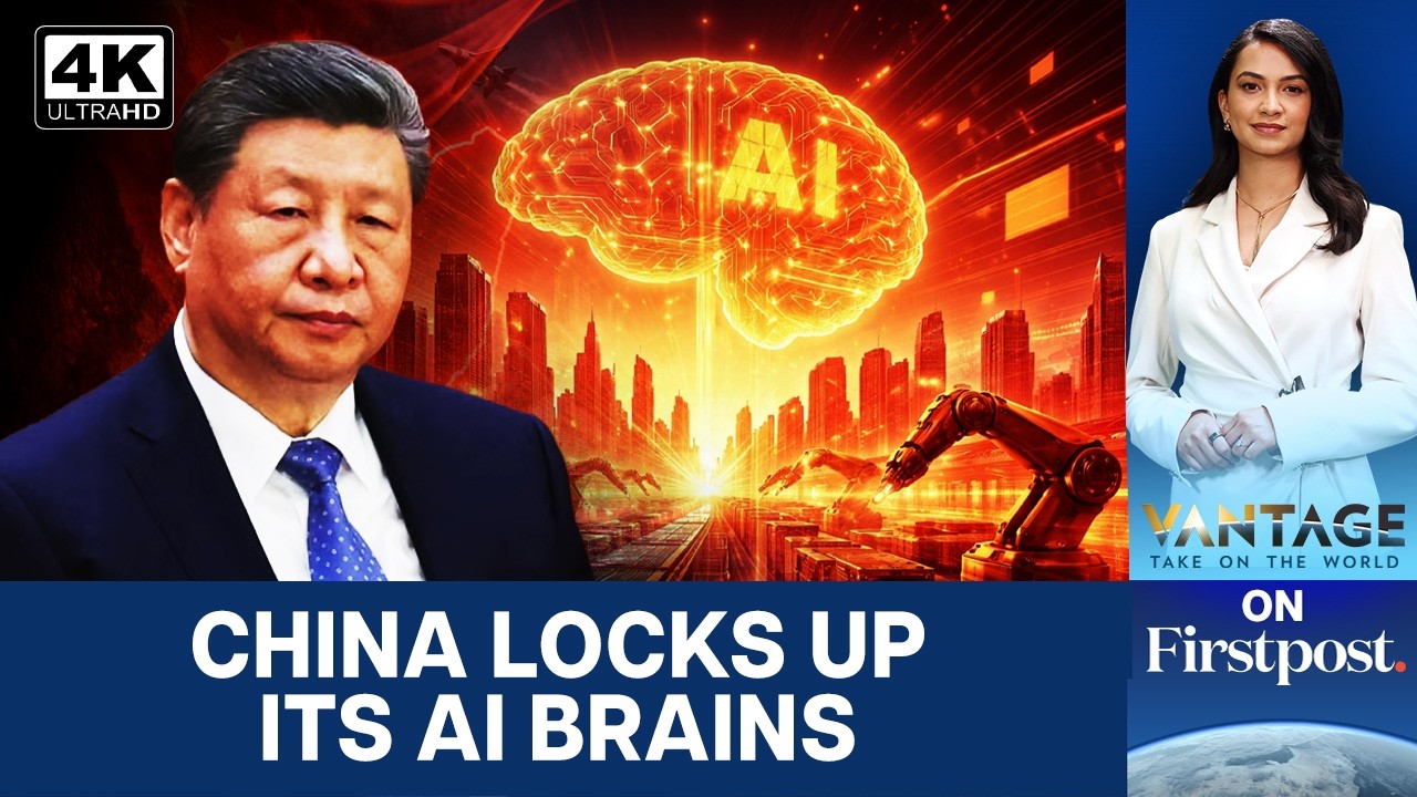 China's AI Panic? Beijing Restricts Travel for Top AI Talent: Report | Vantage on Firstpost | 4K