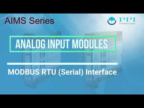 Ppi aims analog input module with modbus protocol