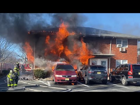Passaic NJ Fire Dept operates at a 3rd Alarm Fire at 16 Spruce St 3/3/24