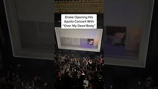 #Drake opened his concert at #TheApollo with “Over My Dead Body” 😮‍💨🔥