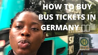 How to buy bus tickets in Germany