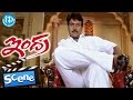 Indra Movie Scenes Chiranjeevi Warns Mukesh Rishi Sonali Bendre Arthi Agarwal