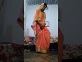Boy Wear Saree At Night In Home