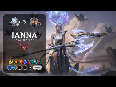 Janna Support vs Rell - EUW Grandmaster Patch 13.15