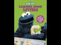 Sesame Street Learning About Letters 1996 VHS Full Screen