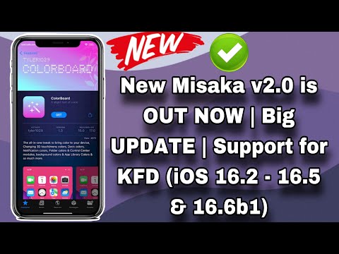 New Misaka v2.0 is OUT NOW | Big UPDATE | Support for KFD (iOS 16.2 - 16.5 & 16.6b1) A12-A16