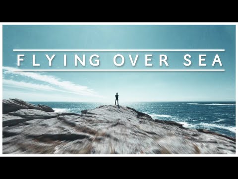 FPV DRONE - Flying over sea